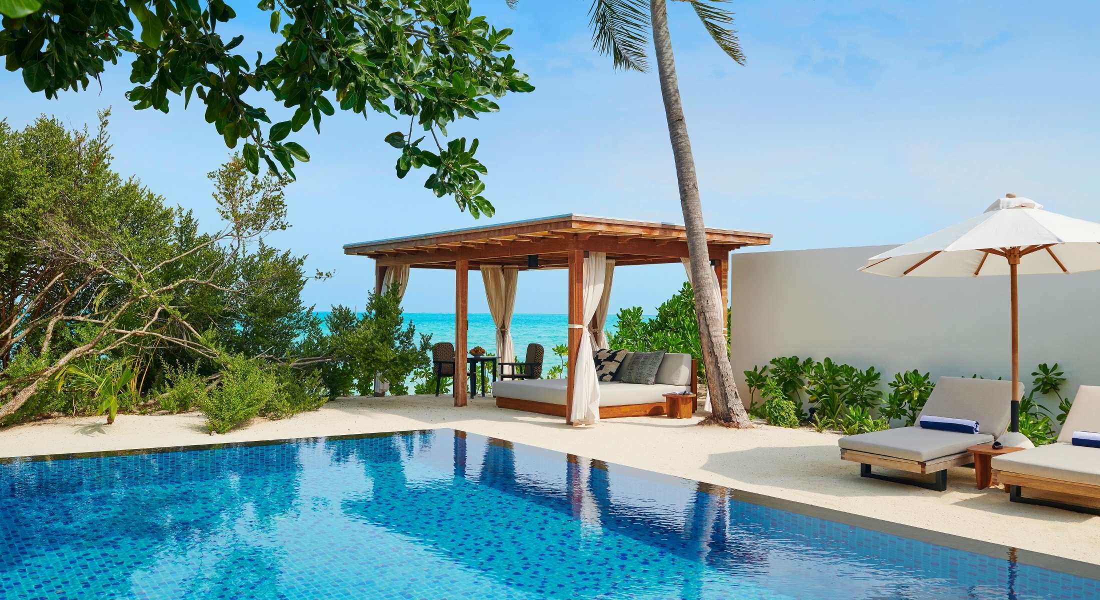 Two Bedroom Beach Sunset Villa Fairmont Maldives