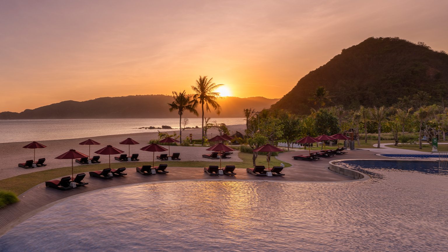 best sunset spot in Lombok