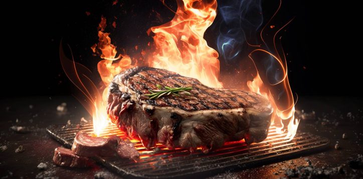 meat-steak-grill-with-fire-particles