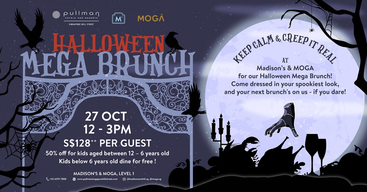 Halloween Mega Brunch at Madison’s & MOGA