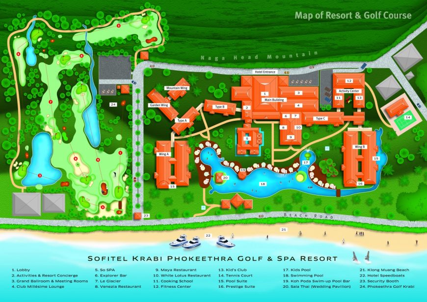 Sis kata resort 4 карта