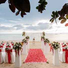 beach wedding in Krabi