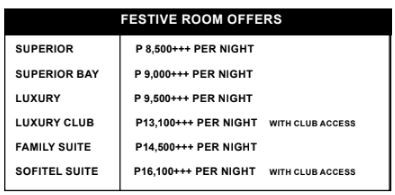 Sofitel Manila Christmas Attractions Holiday Staycation