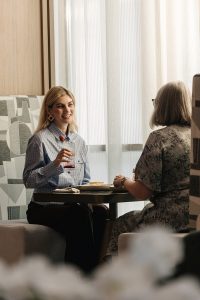 Guests dining at Pullman Dubai Jumeirah Lakes Towers restaurant in JLT Dubai