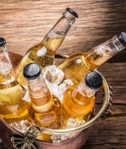 Beer bucket JLT at La Vue Pullman Dubai with Heineken bottles on ice