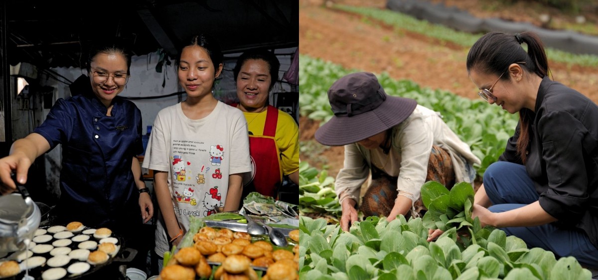 Romantic dinner in Luang Prabang at Sofitel historic Governors Residence for Valentines Day