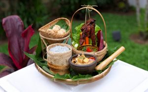Heritage dining Luang Prabang Tasting Platter at 3 Nagas Restaurant
