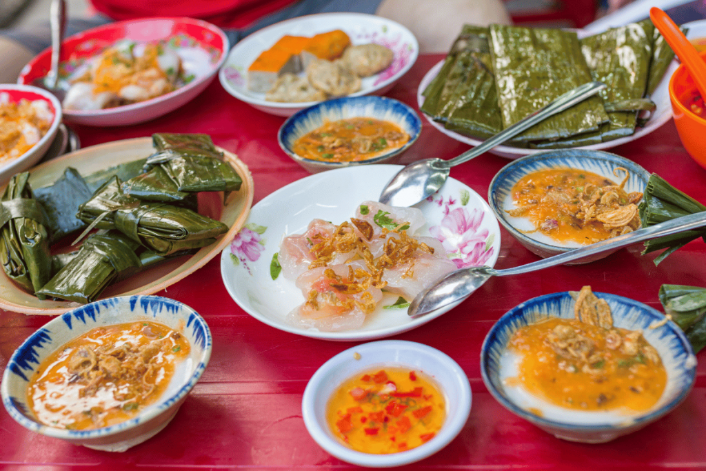 Ba Be Steamed Rice Cake Stall
