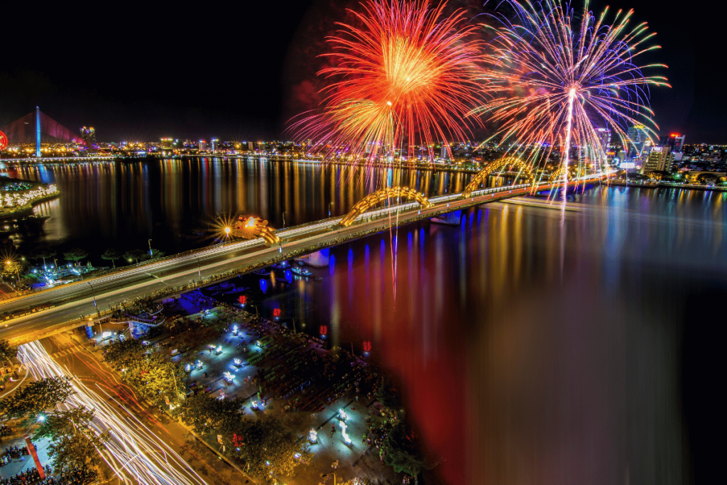 Da Nang Fireworks Festival on Lunar New Year 2025