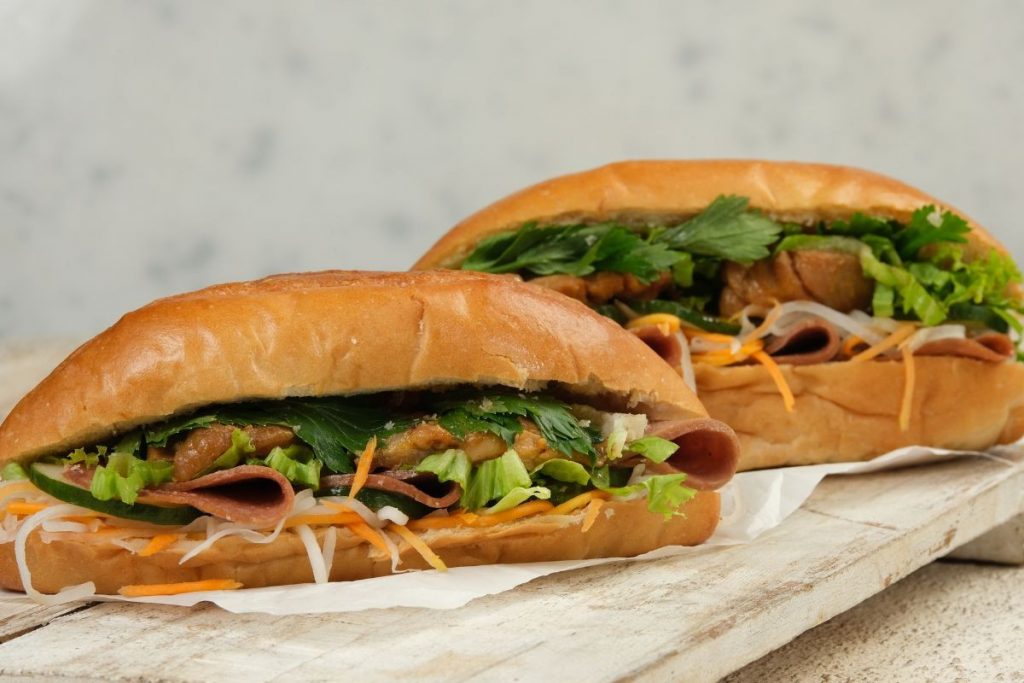 Banh mi Phuong is an unmissable breakfast spot in Hoi An, famous for its crispy baguettes