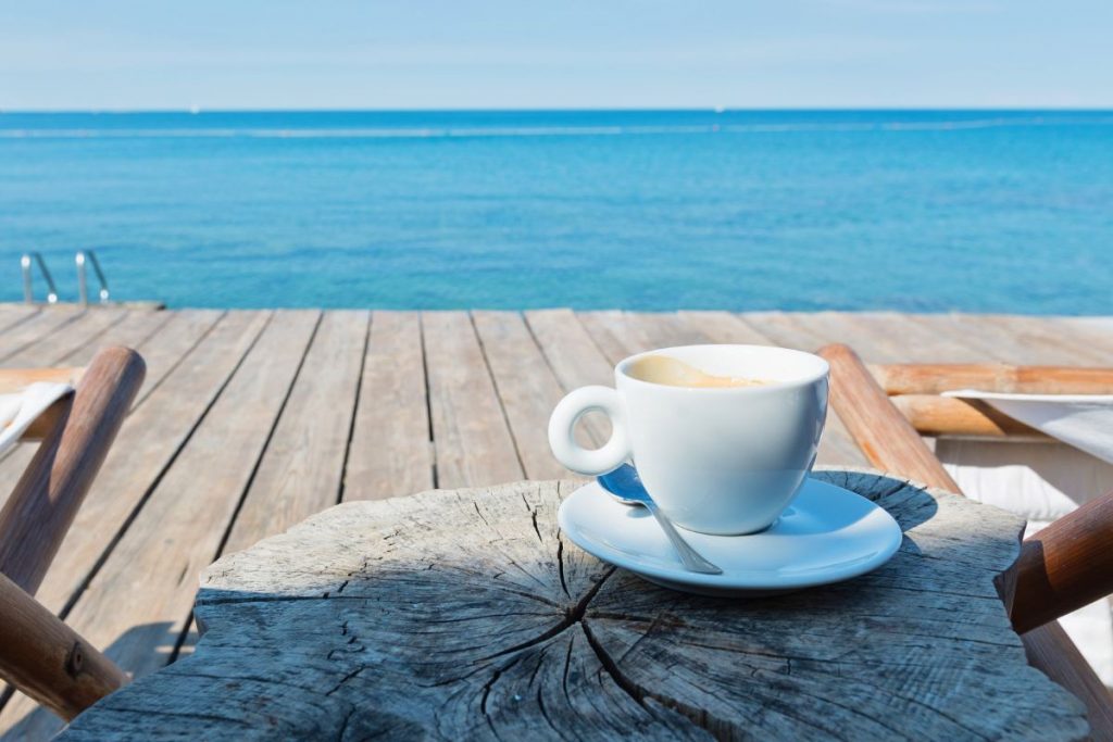 Enjoy beach front cafe in Hoi An with view overlooking stunning An Bang beach