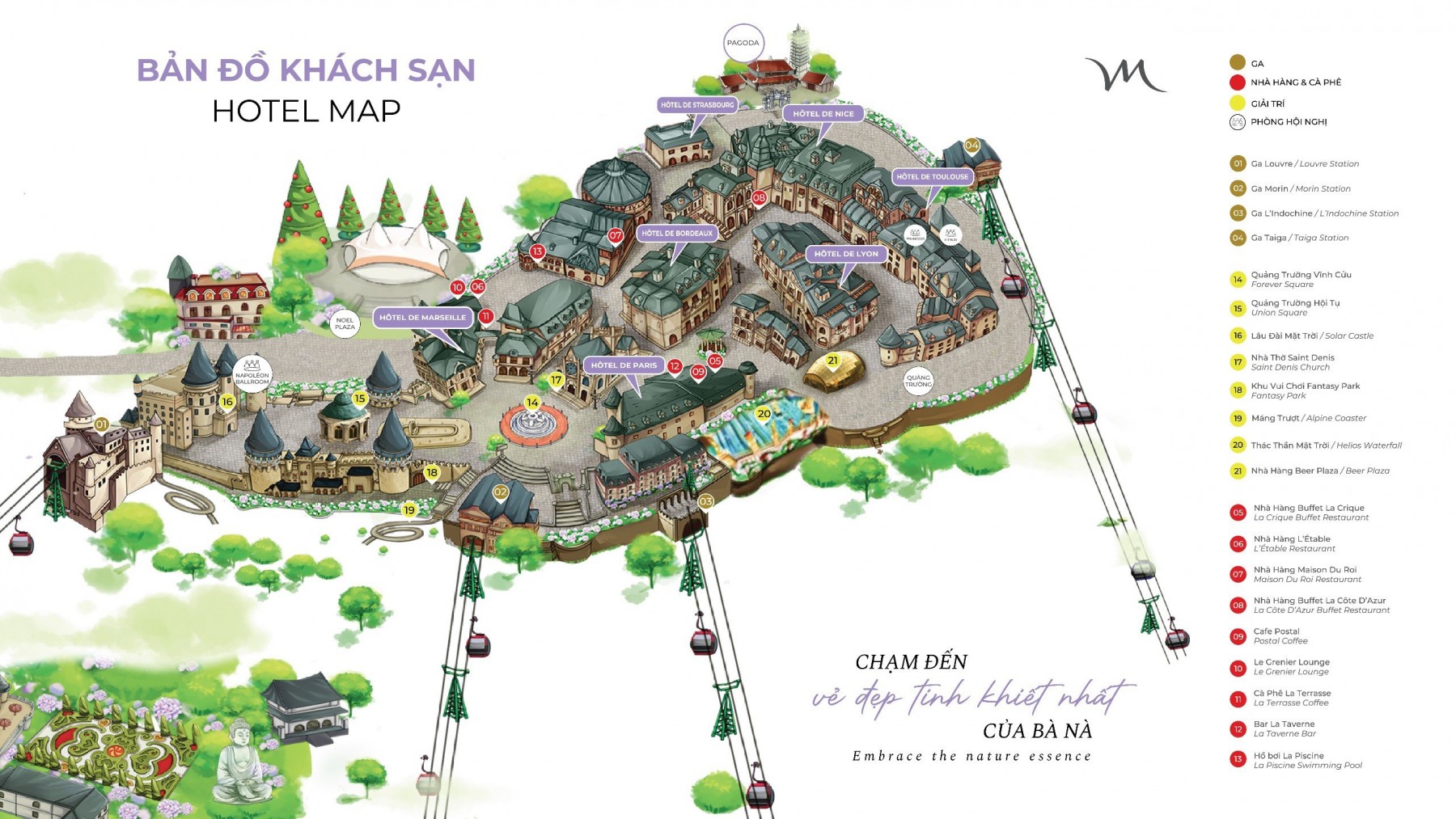 Hotel map 