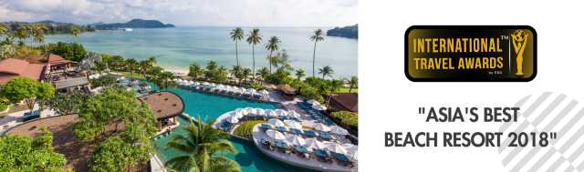 Asia's Best Beach Resort 2018 awards Pullman Phuket Panwa Beach Resort