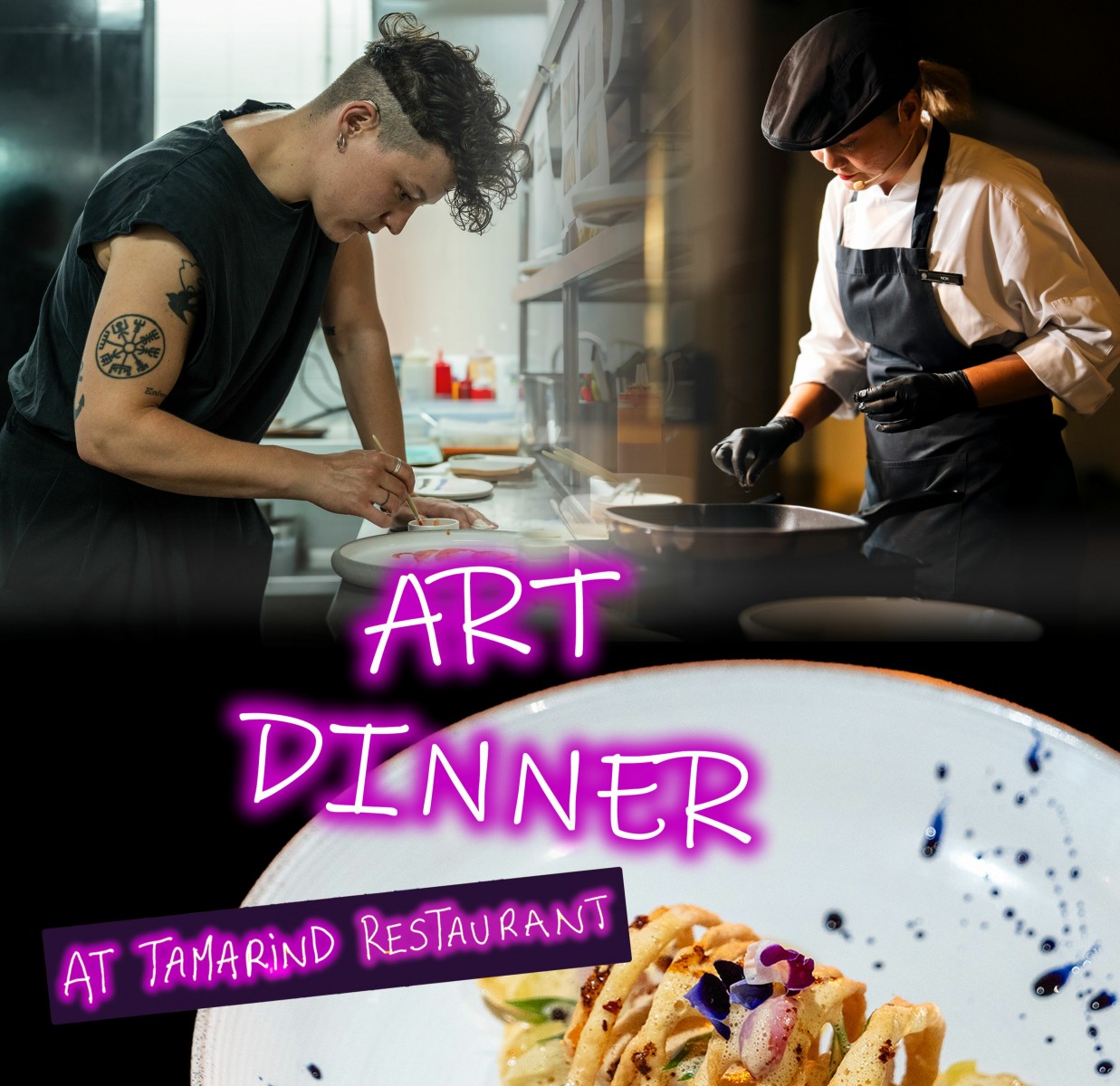 ART DINNER & AFTERNOON TEA