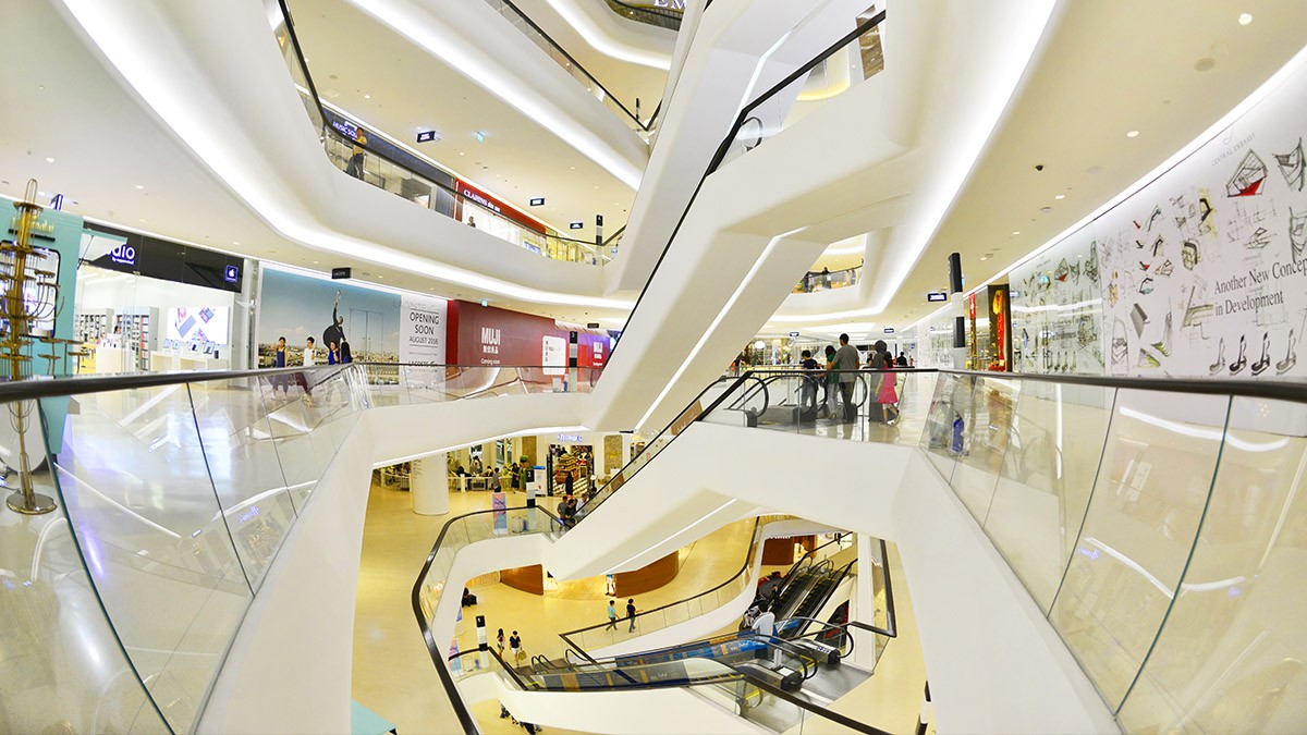 The Emquartier Department Store. the Place is Comprises the