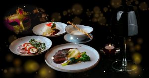 Wine & Masquerade Dinner at 145°F Grill & Bar