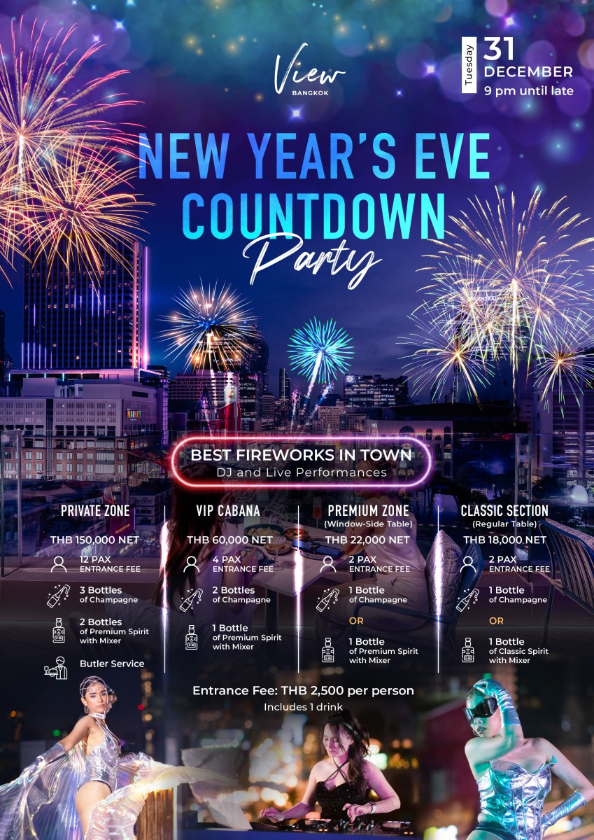 New Year's Eve Party Packages