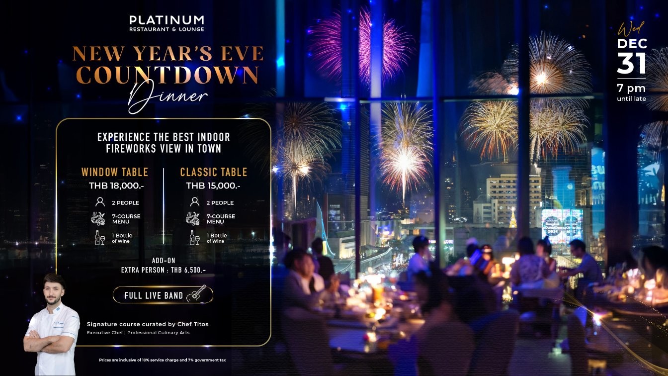 NEW YEAR'S EVE Dinner Bangkok