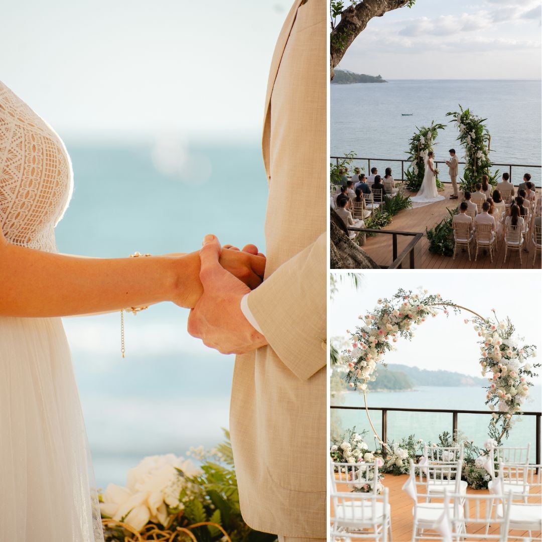Wedding vow renewal ceremony at Pullman Phuket Arcadia