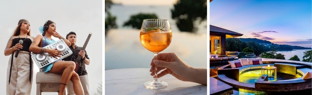 C Bar views over Naithon at Pullman Phuket Arcadia Naithon Beach