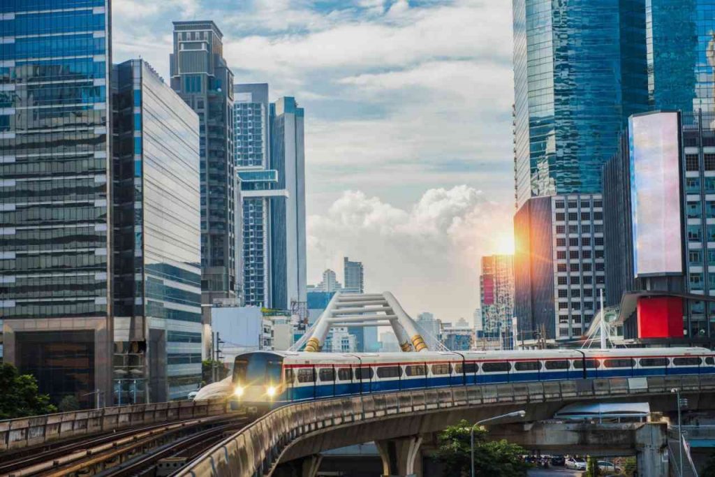 In the bustling Siam area of Bangkok, there are several popular hotels strategically located near the Skytrain