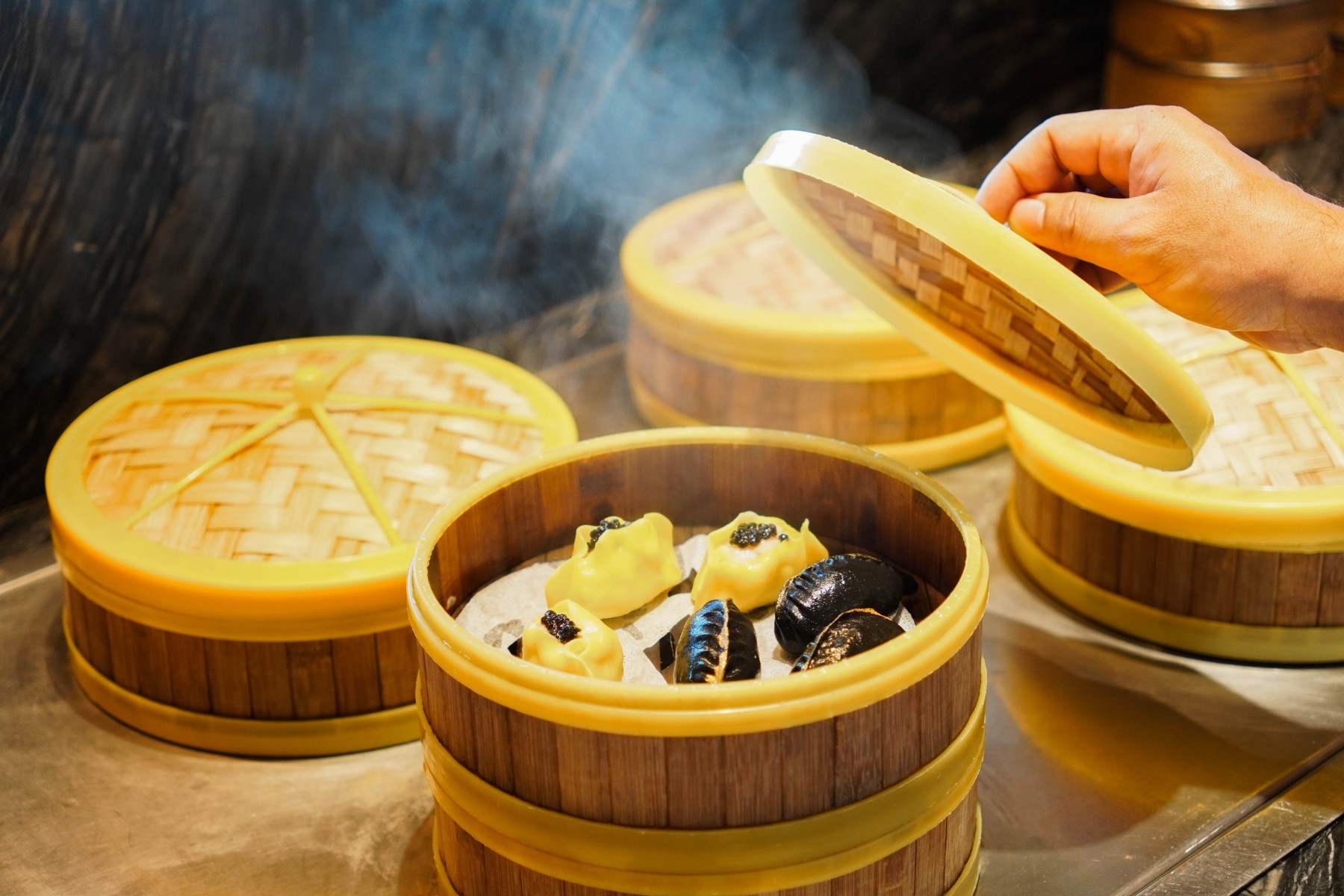 Novotel Danang The Squareが提供するKiomKee手作り広東点心の盛り合わせ