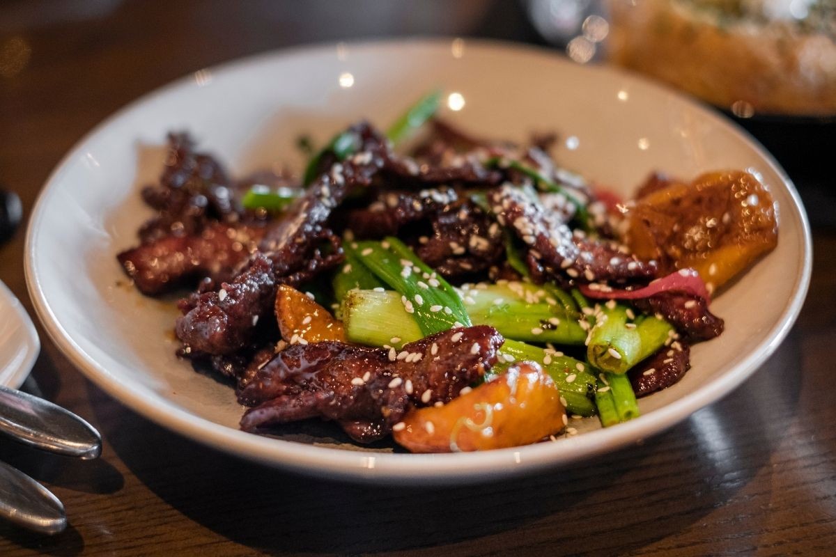 Mongolian Beef ở nhà hàng trung Mayflower đà nẵng