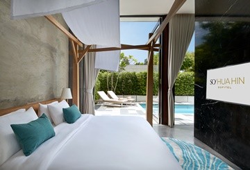 Hua Hin Pool Villa - SO Pool Villa bedroom