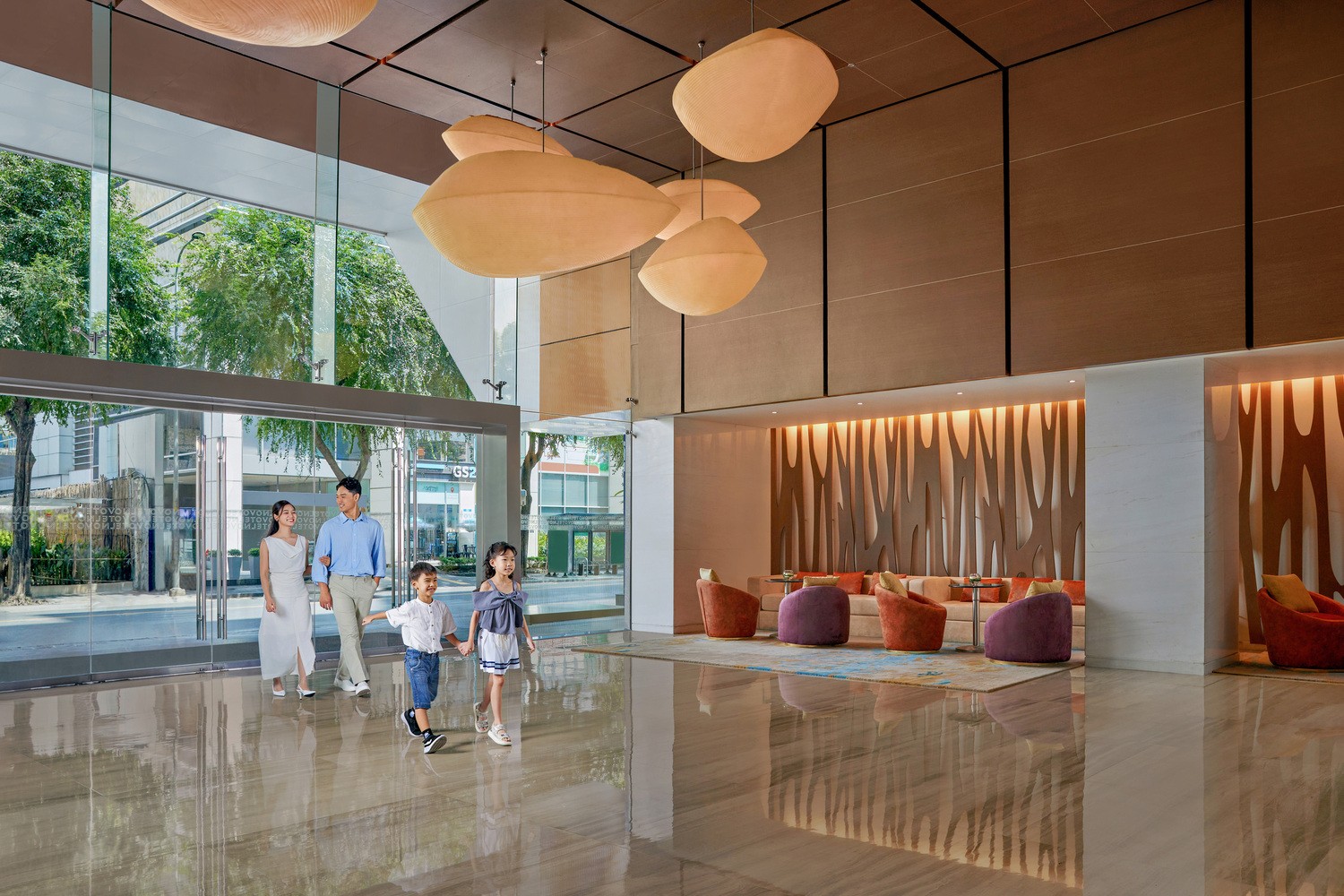 Novotel Saigon Centre lobby