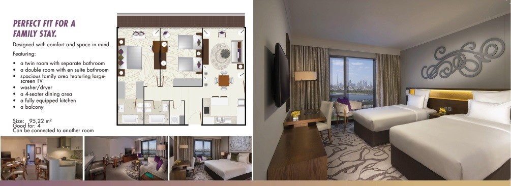 Two Bedroom Apartment Pullman Dubai Creek Residence