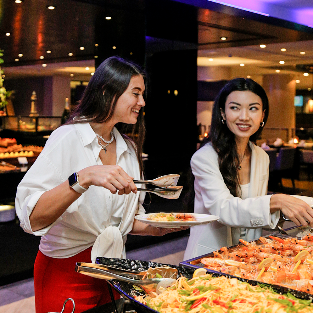 Friday seafood buffet