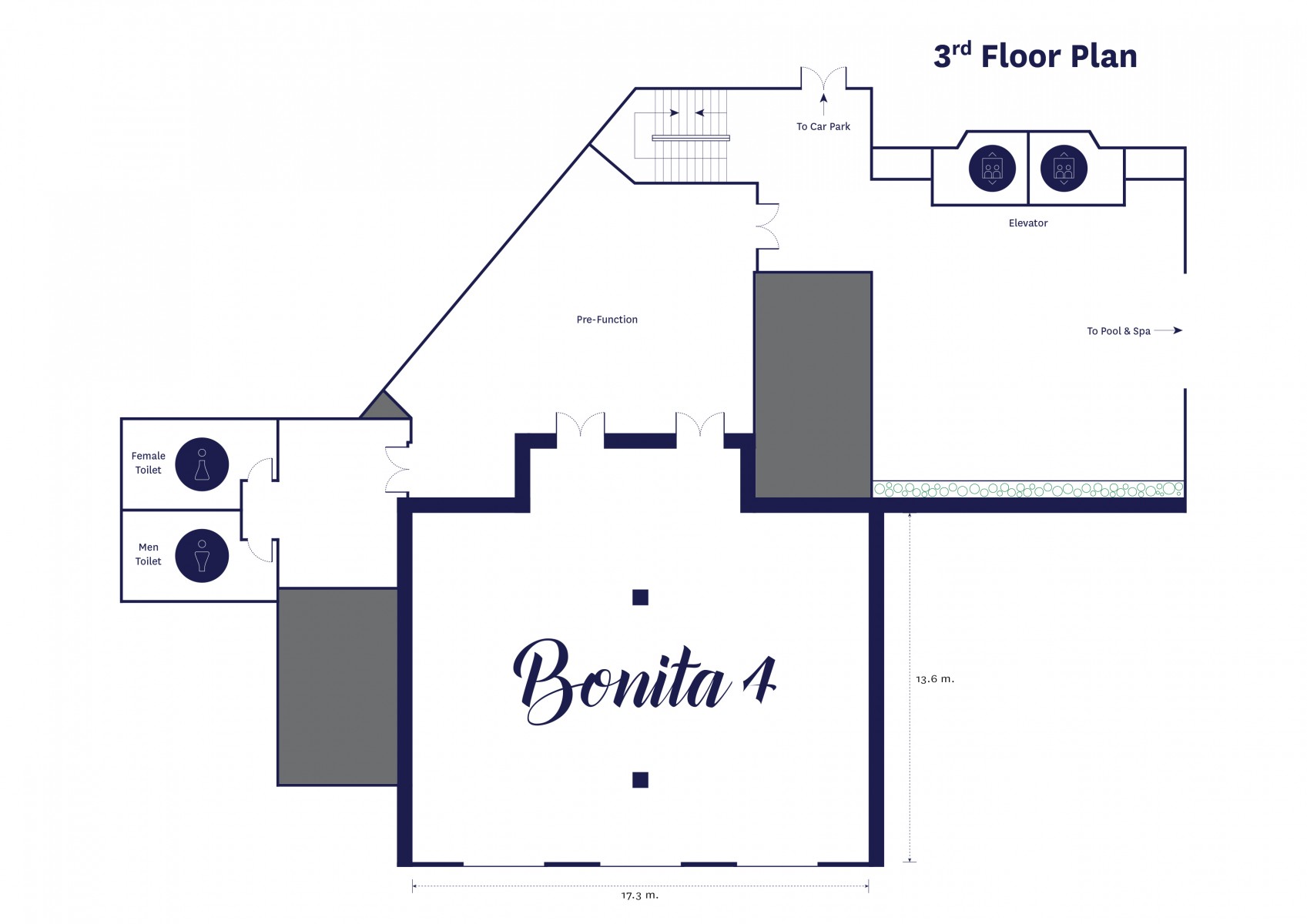 Bonita 4 meeting room - 3rd floor layout plan