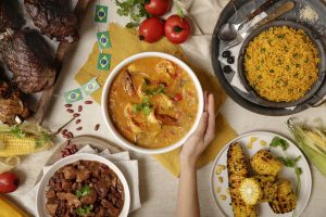 brazilian BBQ, international buffet, cuisines from around the world