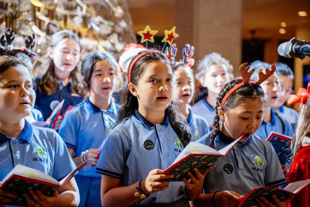 Christmas Carols performance by the Hoi An International School Choir