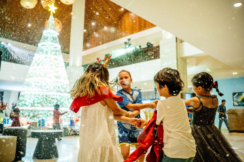 The Magical Moment The Giant Christmas Tree Lights Up