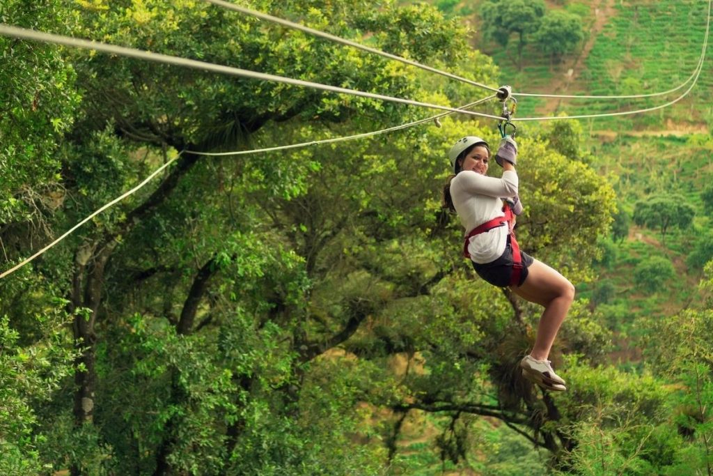 Zipline adventure at Hoa Phu Thanh Tourist Area in Da Nang