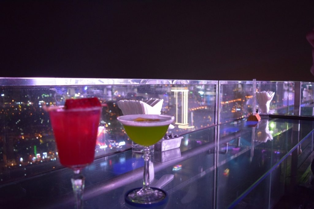 Sky36 rooftop bar with panoramic night views of Da Nang for couples