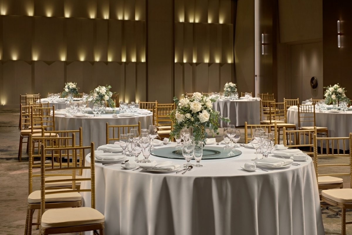 Lotus Ballroom Indoor Wedding Setup Pullman Danang Beach Resort