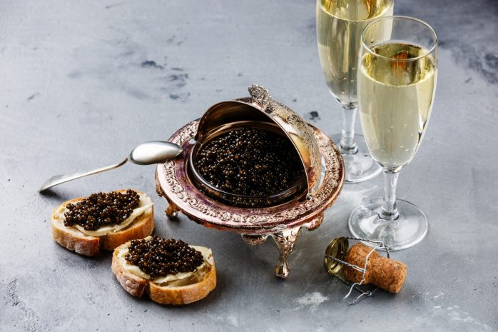 an-epicurean-night-champagne-caviar
