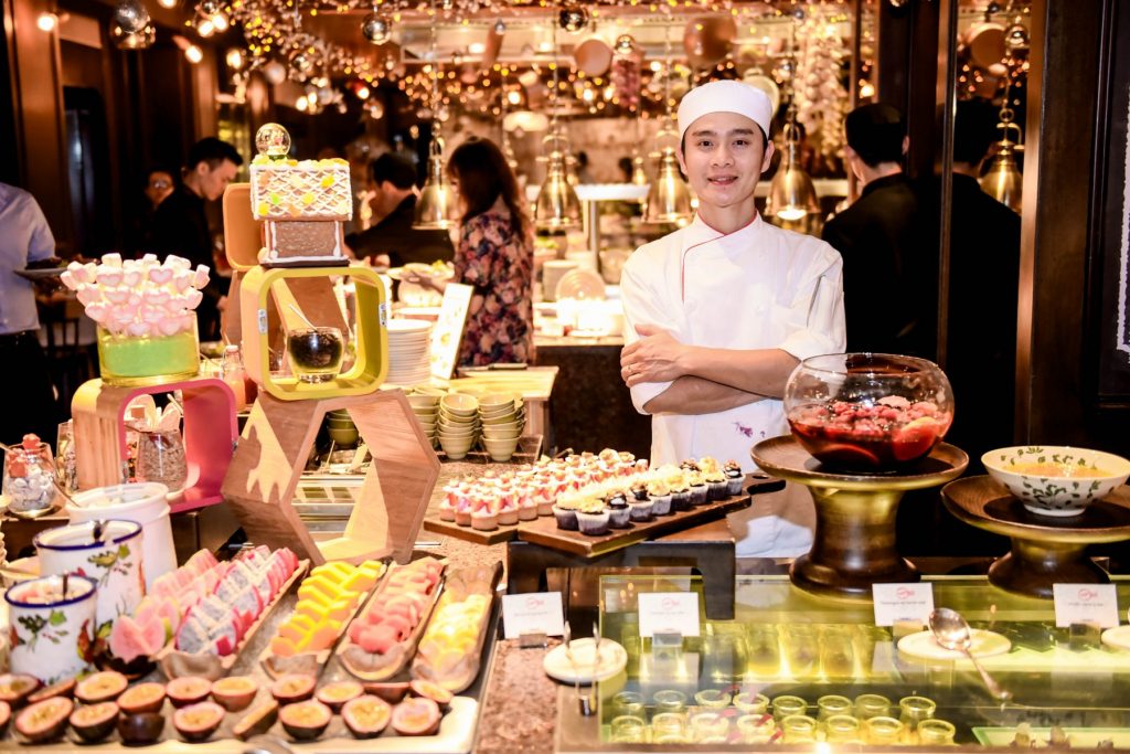 The dessert section at Saigon Kitchen