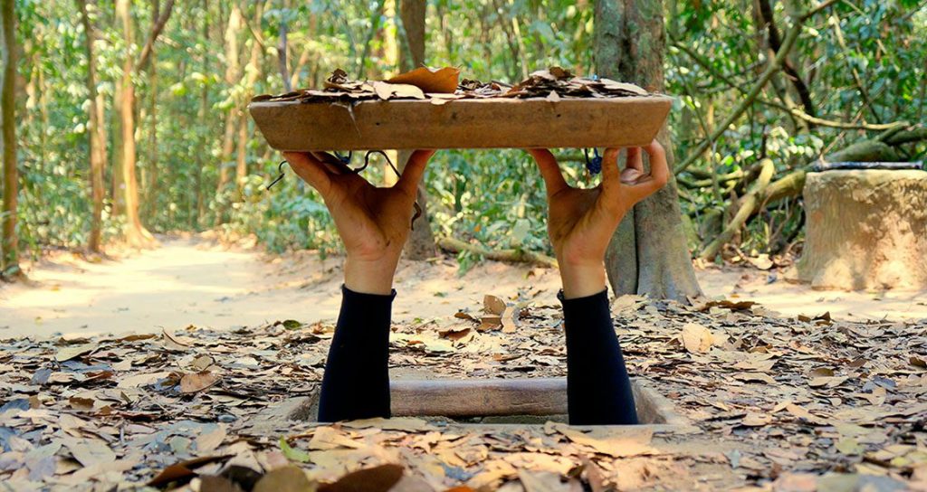 Top things to do in Saigon: Descent into the Cu Chi tunnels, built during the Vietnam War