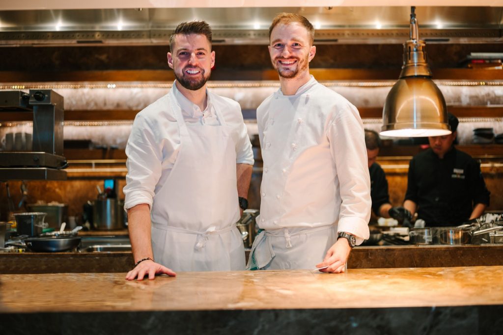 Chef Kirk Westaway and Chef Christopher Clarke presenting his modern British cuisine at The Albion, Hôtel des Arts Saigon.