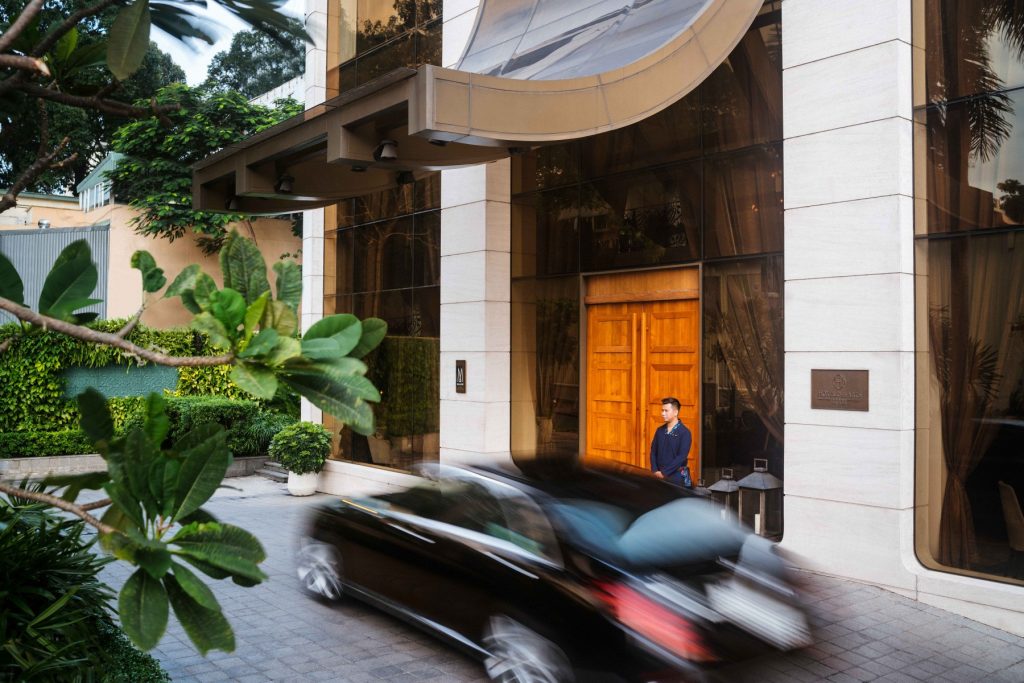 Hotel Des Arts Saigon by MGallery Entrance.