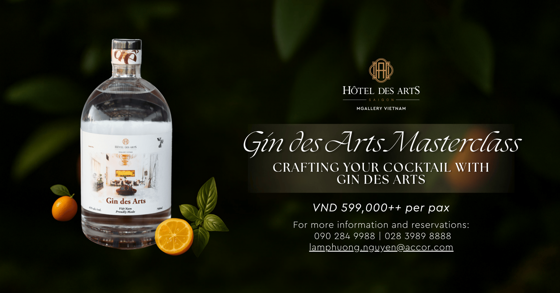 M Moment Gin des Arts