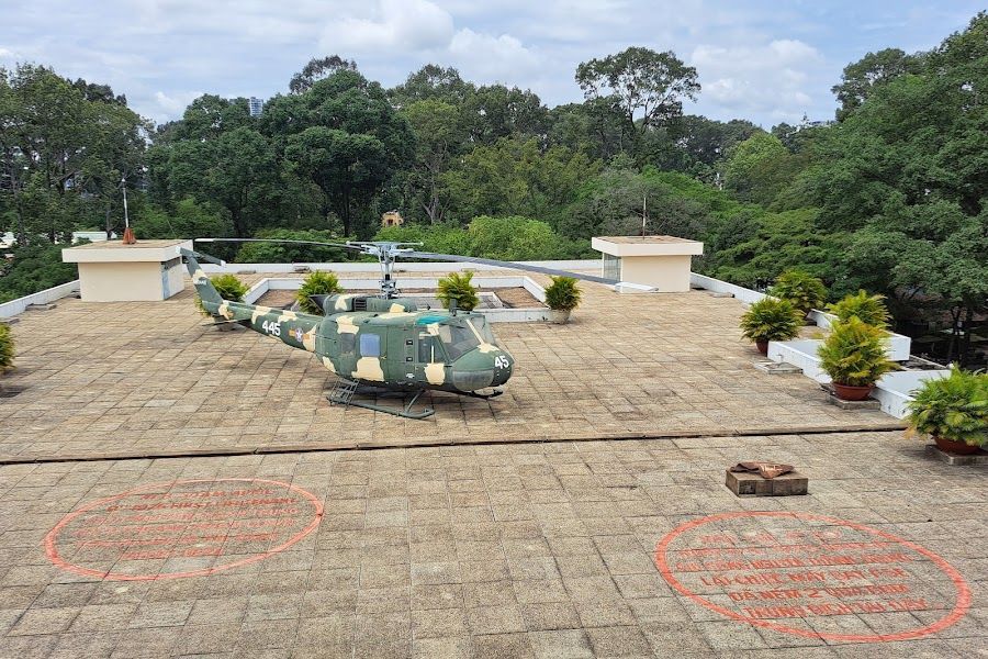 independence palace rooftop