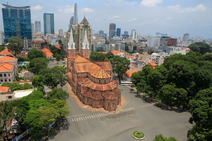 notre dame cathedral of saigon