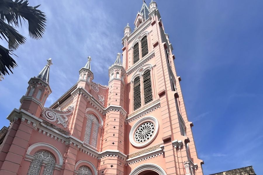 why tan dinh church pink