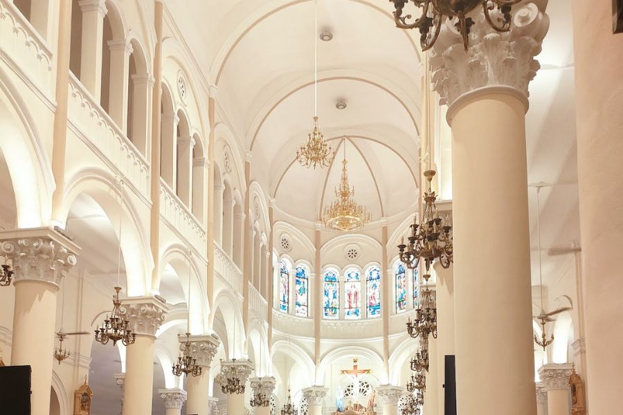 architectural of tan dinh church